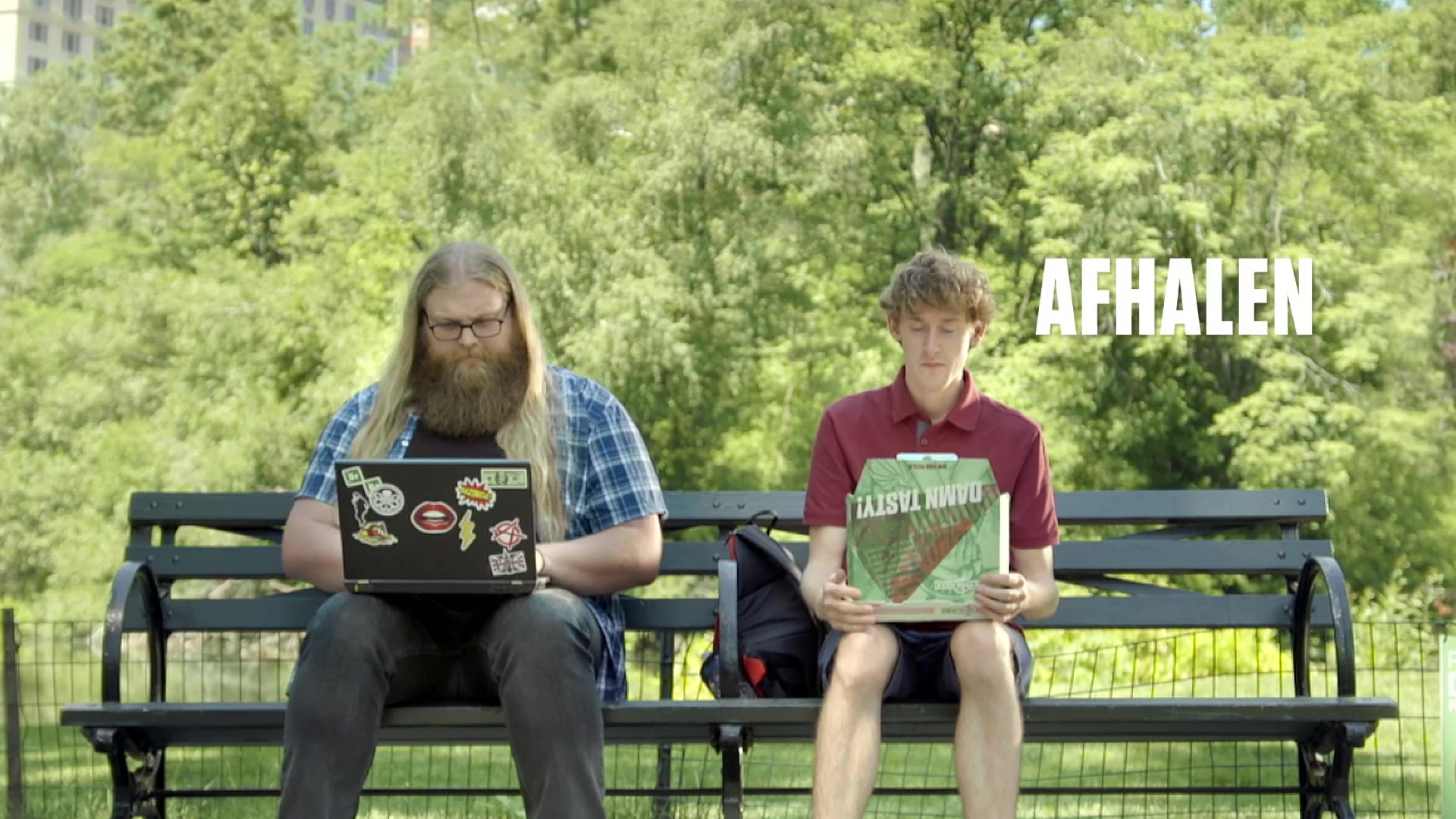 Beeld uit New York Pizza Tag-on 'Laptop'